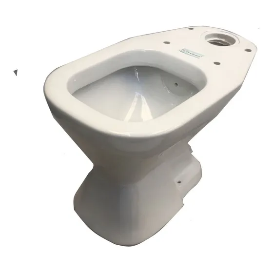 Inodoro Largo Cordenons Diamante Porcelana Ceramica Blanca