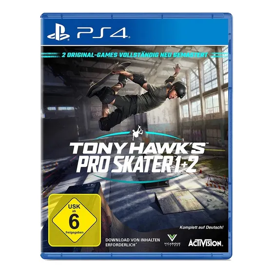 Tony Hawk's Pro Skater 1 + 2 Standard Edition PS4 Físico (Europeu)