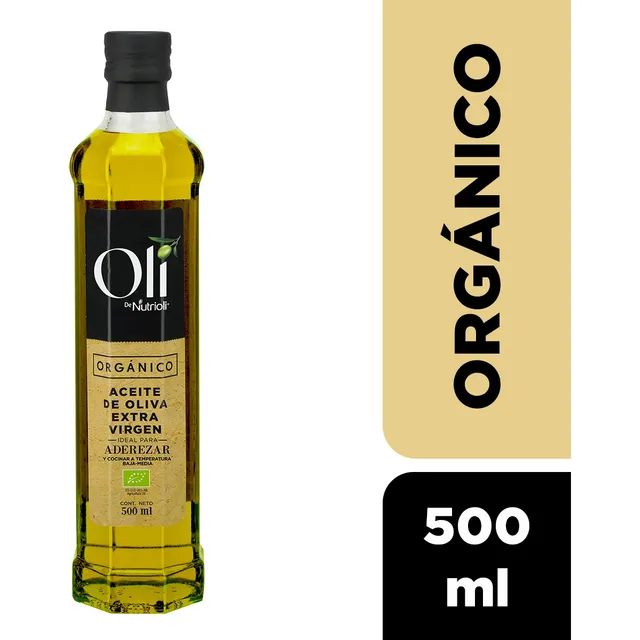 Aceite de oliva extra virgen primera extracción en frío Oli botellasin TACC 500 ml