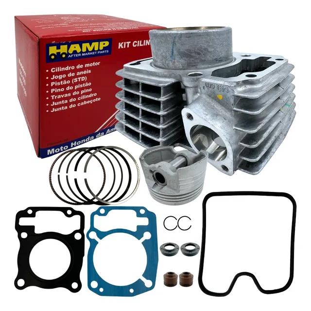 Kit Cilindro Motor Para Titan Fan Bros 150 Hamp Original