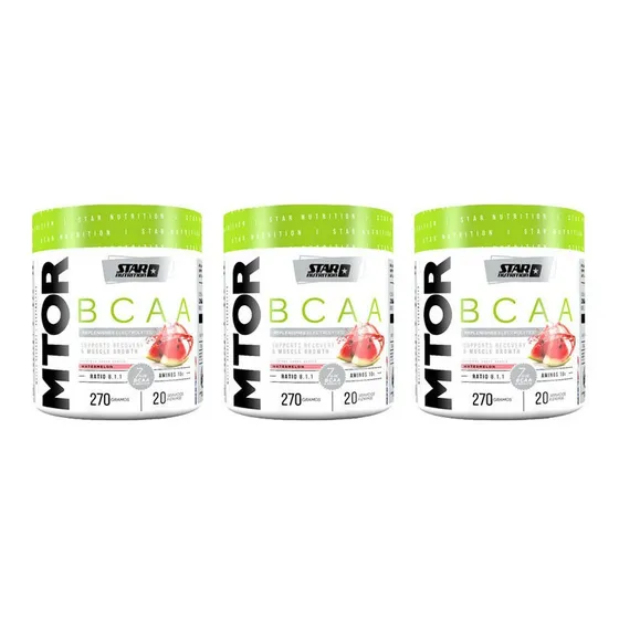Bcaa Mtor 8.1.1 Star Nutrition Glutamina Elect 270 Gr X 3 Un