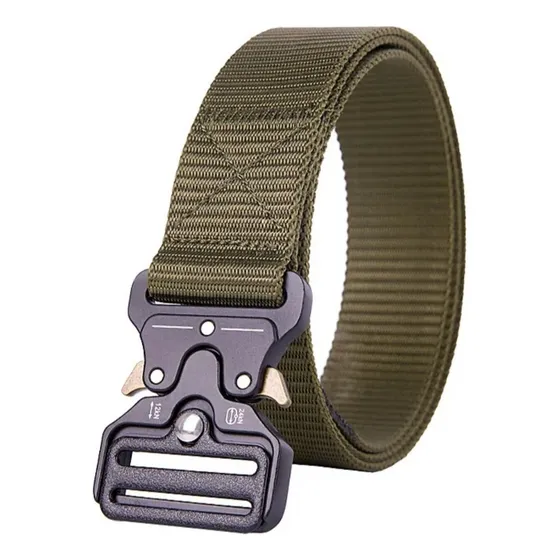 Tactical Belt, Cinturón O Correa Militar Táctica Metalica