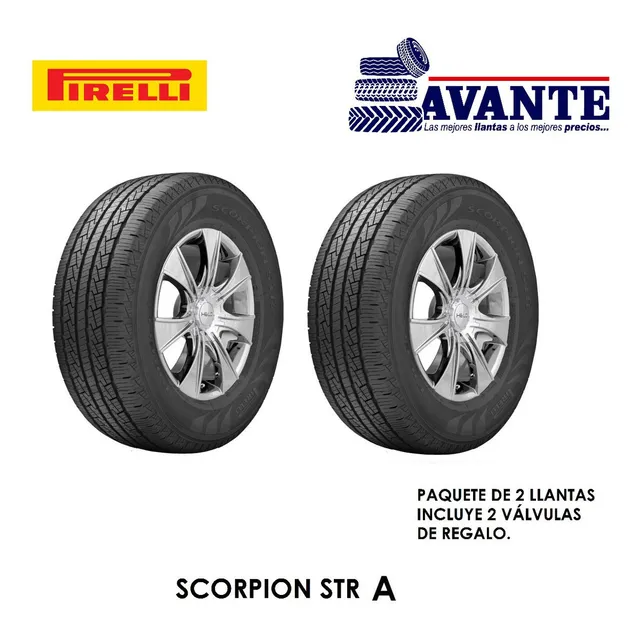 Llanta 255/70r18 Pirelli Scorpion Str A 112h Blk ( 2 ) Índice de velocidad H