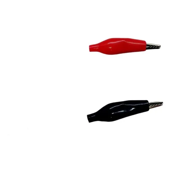 Pinzas Caimán (par Negro Y Rojo)