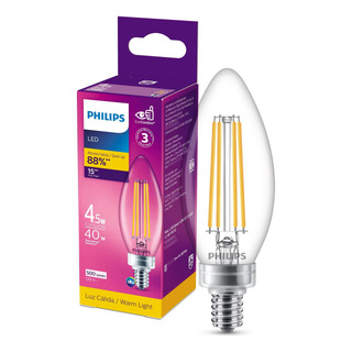 Led Vela Filamento B11 E14 Luz Cálida Led Vela Filamento B11 E14 Luz Cálida
