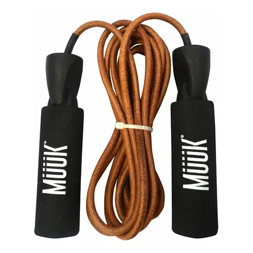 Cuerda De Salto Cuero Müük® Con Destorcedor