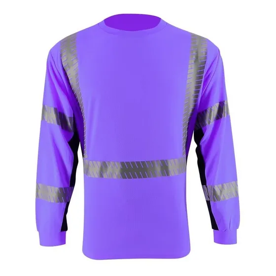 Camiseta Reflectante Visibilidad Manga Larga Para Ansi 3