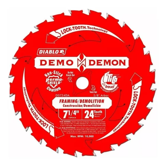 Diablo D0724DA Disco Rojo 17.78 mm