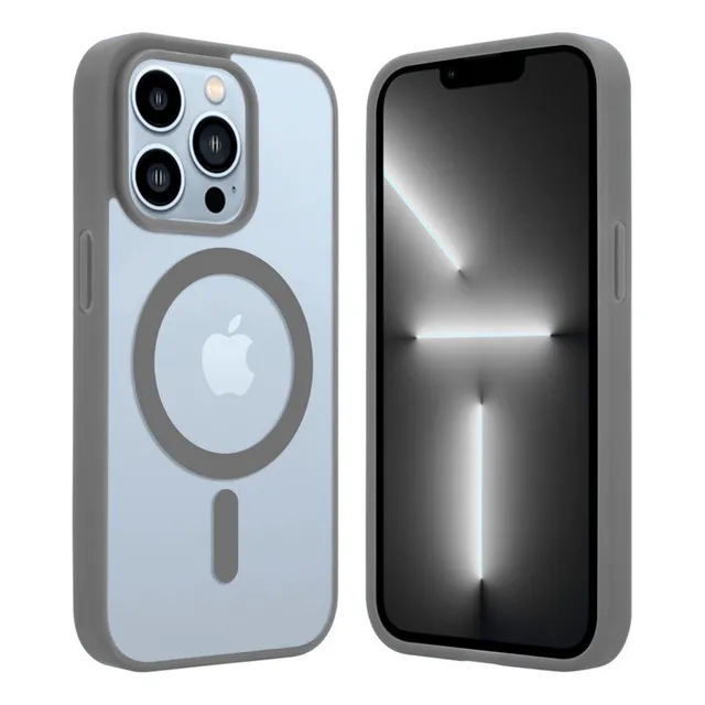 Funda Transparente Color Case Protector Para iPhone Magsafe