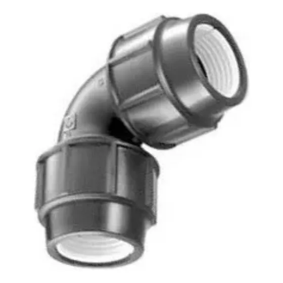 Codo Rápido 90° Pead 50 Mm ( 1  1/2 Pulgadas) Para Riego