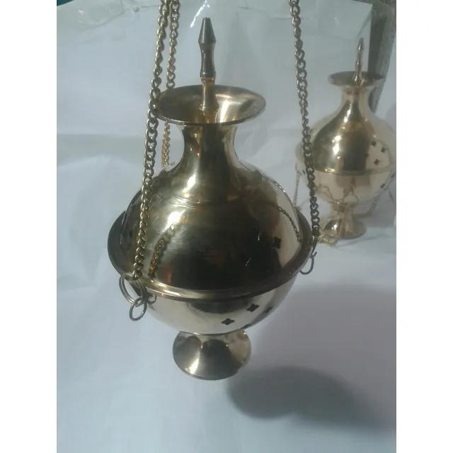 0021 Se Vende Inciensero En Bronce Tamaño Grande 