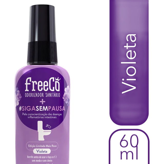 Bloqueador De Odores Sanitários - Freecô Violeta 60ml Bloqueador De Odores Sanitários - Freecô Violeta 60ml