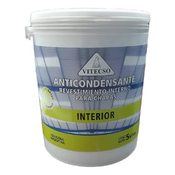 Pintura Anticondensante Antigoteo P/chapas 5k Vitecso Color Blanco