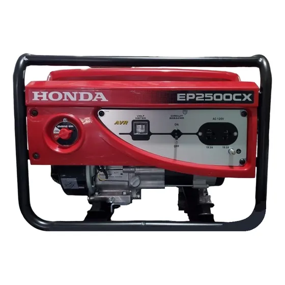 Generador portátil Honda EP2500CX 2.2 kW monofásico con tecnología AVR 220V