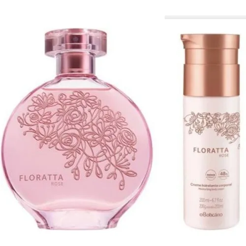 Floratta In Rose Colônia De 75ml + Hidratante De 200ml