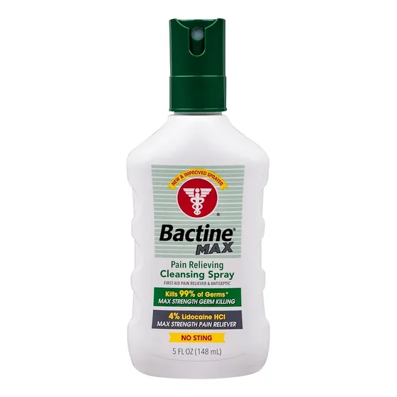 Spray Bactine Tatuaje Piercing Anestesia Germicida 148ml