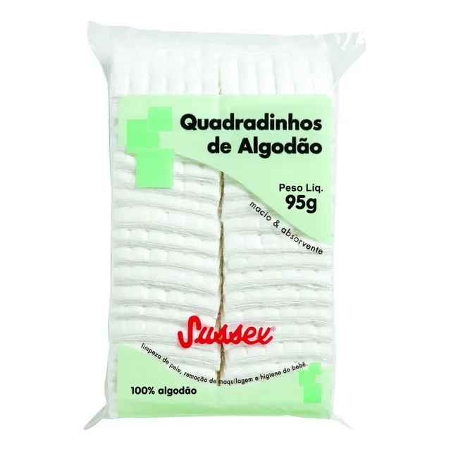 Algodão Quadradinho Sussex 95 Grs Fardo C/20 Pacotinhos