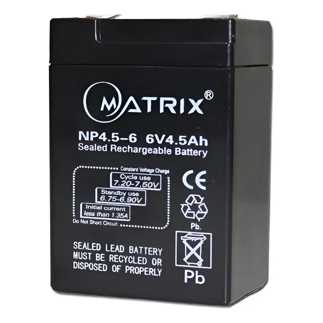 Baterias Selladas 6v 4.5 Amp Para Lampara De Emergencias