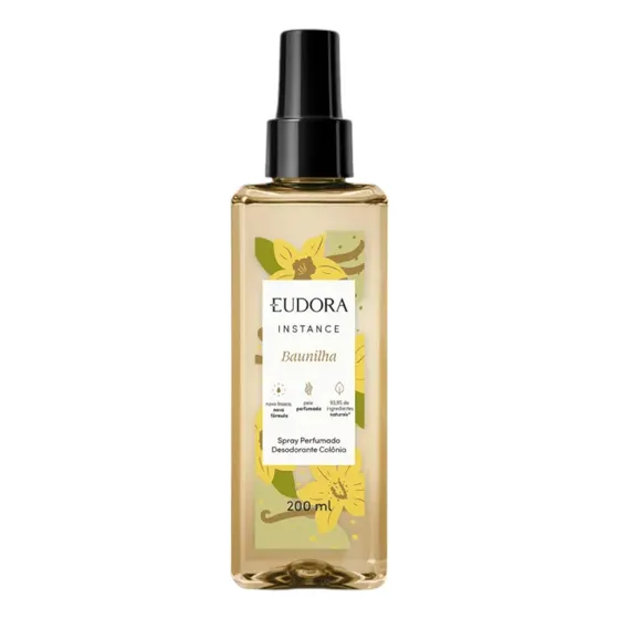 Eudora Instance Colonia Body Splash Baunilha 200ml Volume Da Unidade 200 Ml