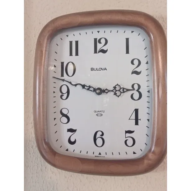 Relojes De Pared Marca Bulova Hechos En Usa Originales 