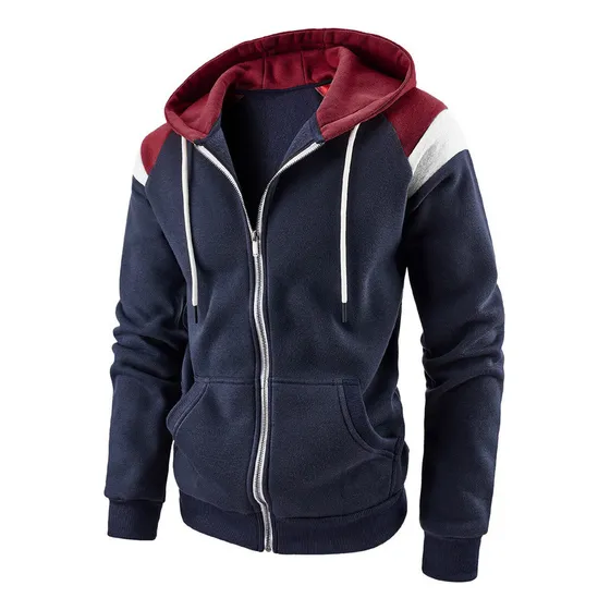 Hoodies Hombre Sudaderas Encapuchado Combinación De Colores