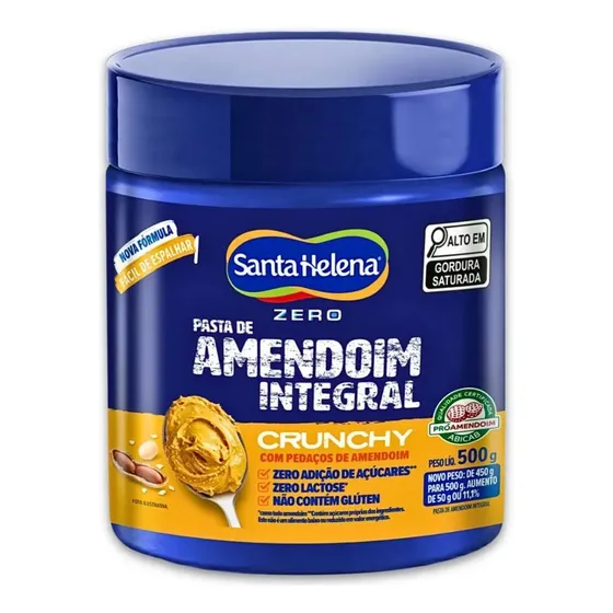 Santa Helena Pasta De Amendoim Crunchy 500g