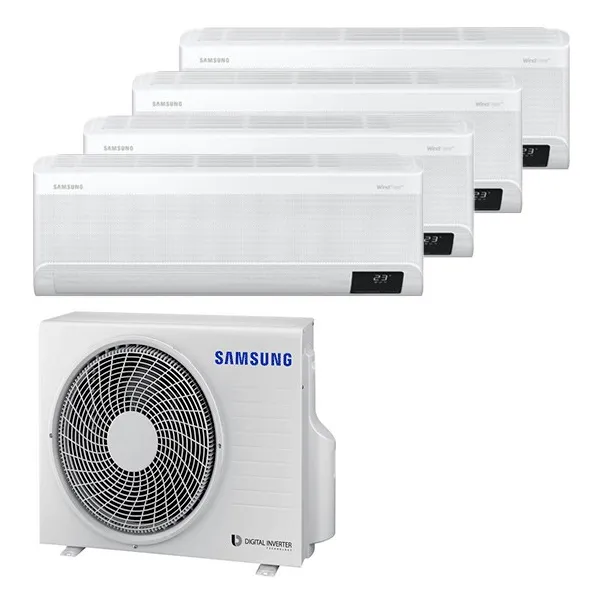 Multisplit Inverter Samsung 4a1 3x2300fg + 1x5500fg Ue 10kw Color Blanco