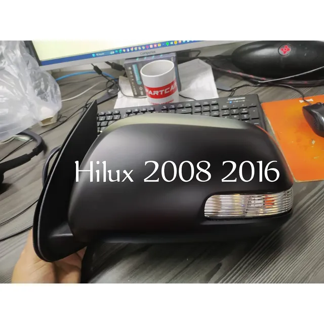 Retrovisor  Eléctrico Hilux 2008/13 Con Cruce