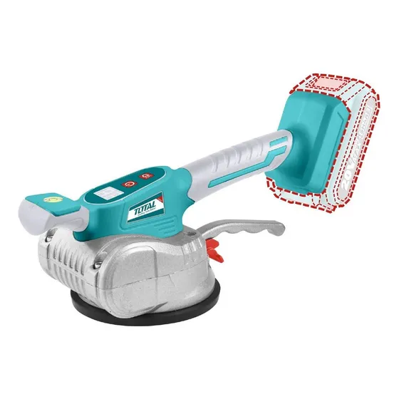 Ventosa Vibradora Total 20v, Succión 50kg, Diámetro 125mm