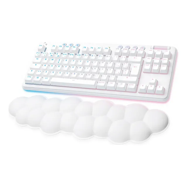 TECLADO LOGITECH G G713 GX LINEAR LIGHTSYNC AURORA COLLECTION COLOR BLANCO IDIOMA INGLÉS US