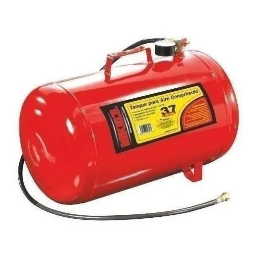 Tanque De Aire Comprimido 37 Litros Mikels Color Rojo