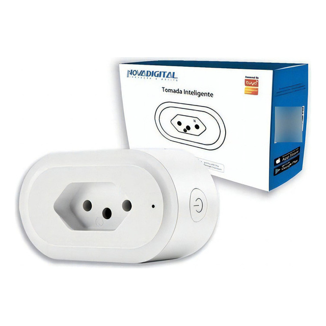Tomada Inteligente Wi-fi Sobrepor 16a Novadigital Tw-br CompatĂvel Com Google Home E Alexa... Tomada Inteligente Wi-fi Sobrepor 16a Novadigital Tw-br CompatĂvel Com Google Home E Alexa...