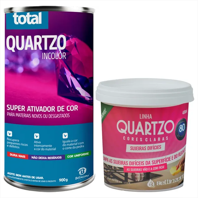 Total Quartzo Incolor + Limpador Sujeiras Difíceis