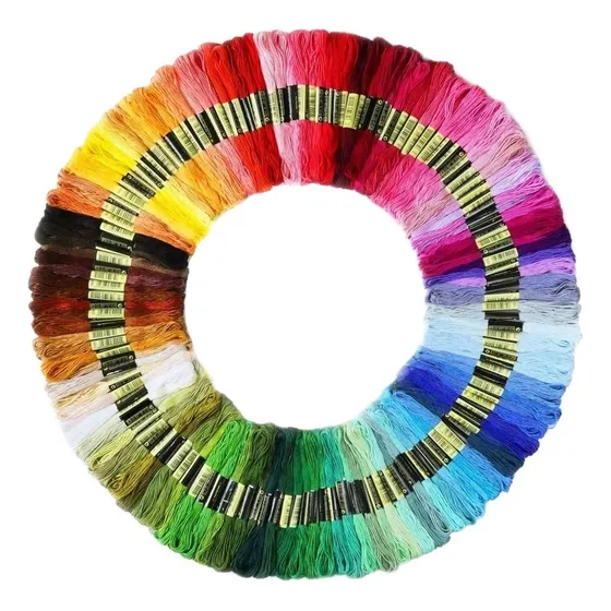 200 Hilos Dmc Premium For Bordado Arco Iris For Punto Cruz