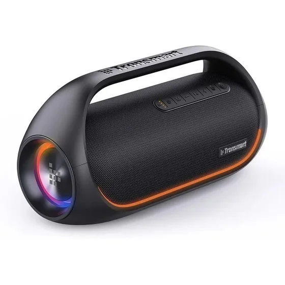 Bocina Bluetooth Portátil Inalámbrica Tronsmart Bang Negro 60W Luces Rgb Ipx6 NFC Aprueba De Agua Aux-in Micro SD TF Card U-disk para Fiesta
