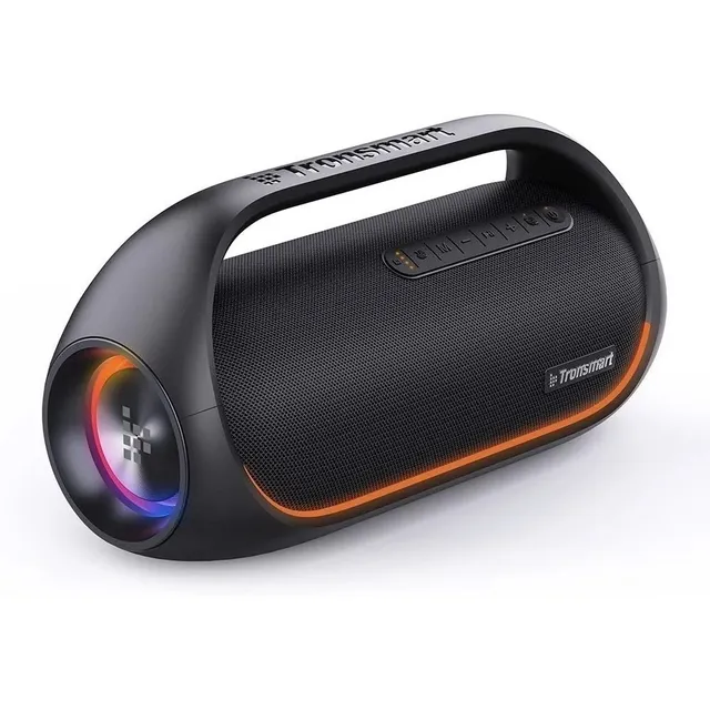 Bocina Bluetooth Portátil Inalámbrica Tronsmart Bang Negro 60W Luces Rgb Ipx6 NFC Aprueba De Agua Aux-in Micro SD TF Card U-disk para Fiesta