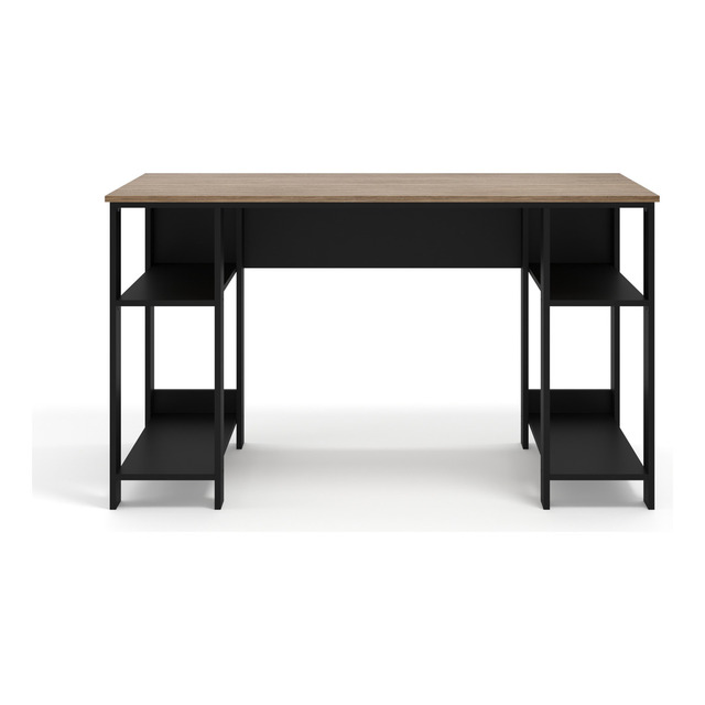 Mesa Escrivaninha Gamer Madeira Industrial Geek - Laminado Com Preto Para Home Office Mesa Escrivaninha Gamer Madeira Industrial Geek - Laminado Com Preto Para Home Office