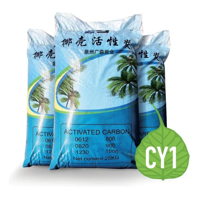 Carbón Activado Concha De Coco Importado Saco De 25kg