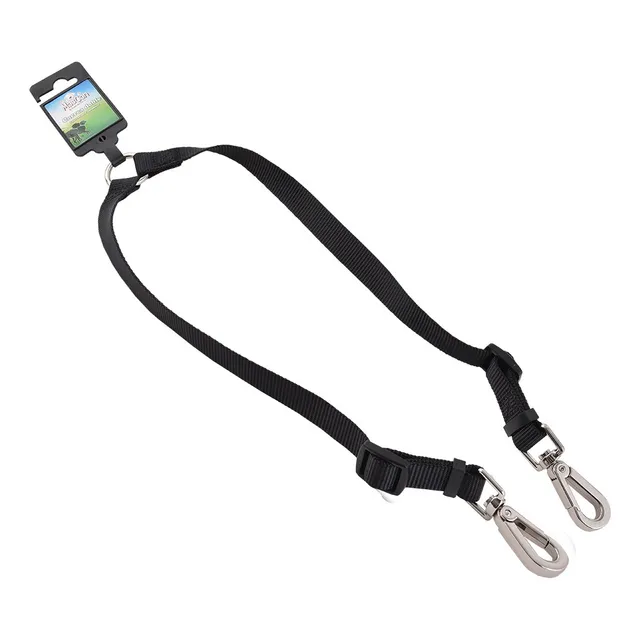Correa Para Perro Doble Mascan Color Negro