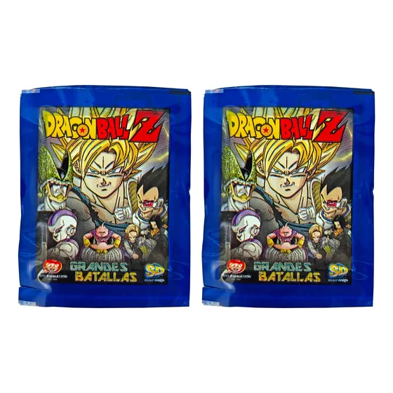 Figuritas Dragon Ball Z Grandes Batallas -pack Por 40 Sobres