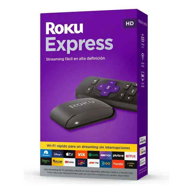 Roku Express 3960 Negro Streaming Hd |reproductor Multimedia Negro Estándar