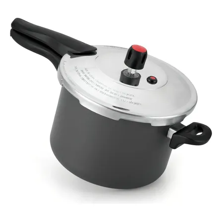 Panela De Pressão 4,5l Teflon Antiaderente Alegrete Cinza