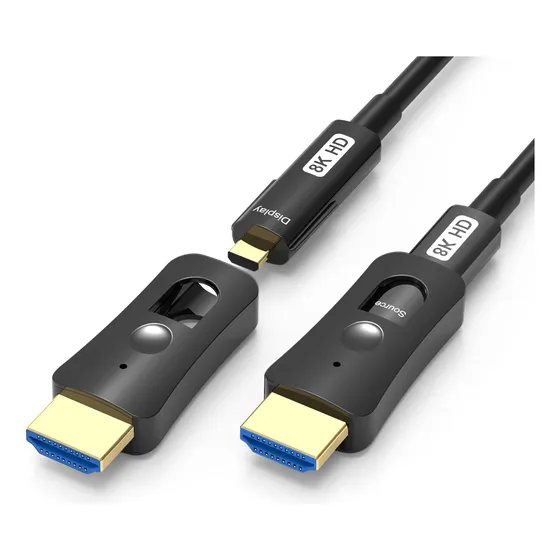 Cable Hdmi Fibra Optica 8k 65 Pie Largo Desmontable 2.1