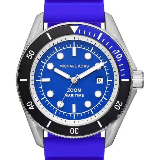 Reloj Michael Kors Hombre Mk9156 Azul Plateado Azul