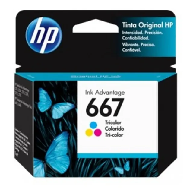 Cartucho De Tinta Hp 667 Tricolor 3ym78al