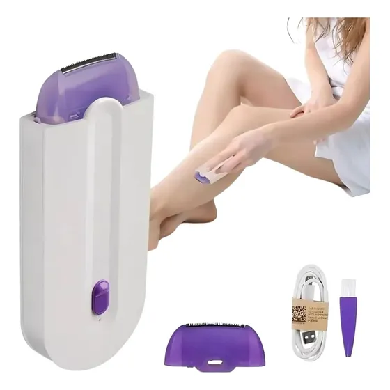 Depilador Elétrico Portátil Efeito Laser Pele Sensiveis