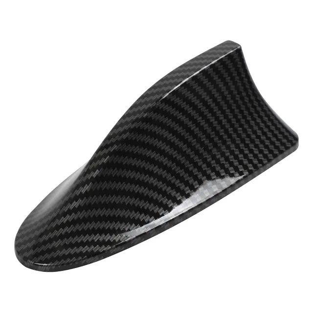 Antena Aleta Tiburón Fibra De Carbono Para Autos Camionetas