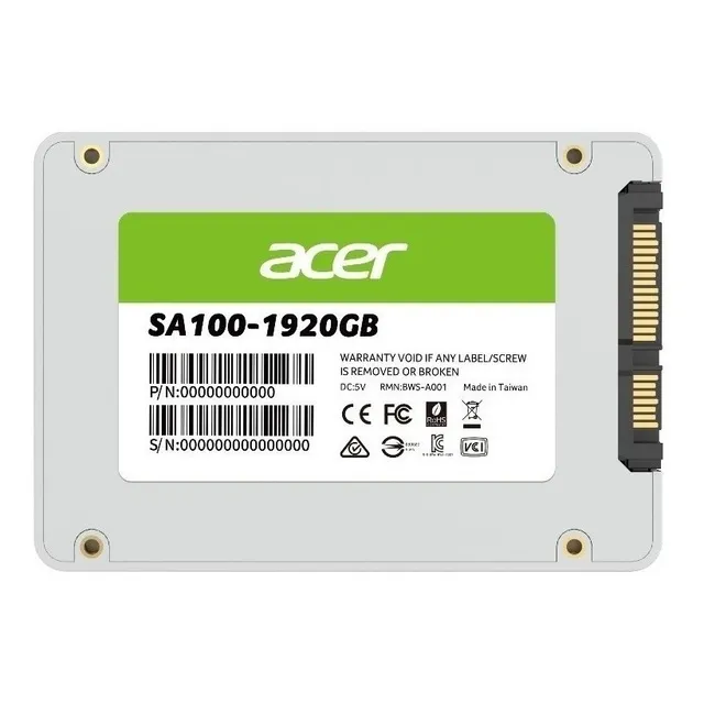 Ssd Acer Sa100, 1.92tb, Sata Iii, 2.5 
