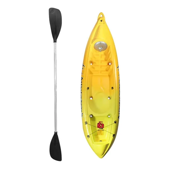 Atlanti Kayaks K1 Simple Kayak Plástico Remo Atlantic 