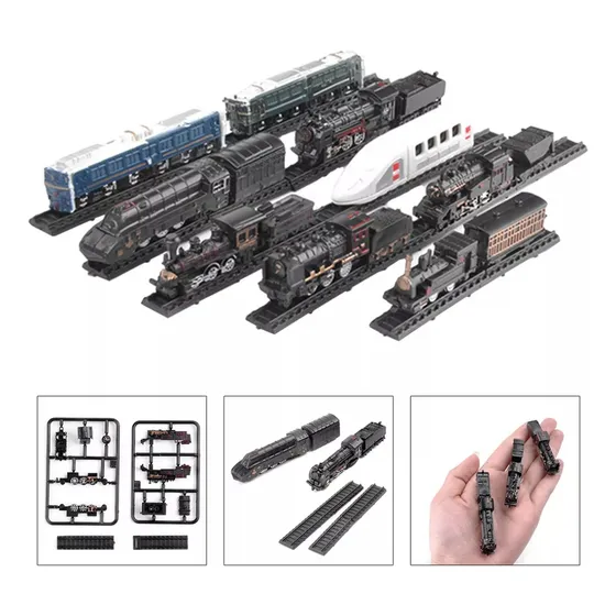 9 Trenes 1:200 Mini Tren De Colección , Modelismo 4d
